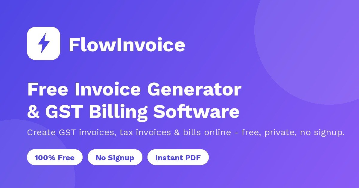 E-Invoice JSON Generator – Create GST E-Invoice JSON Schema | Flow-Invoice